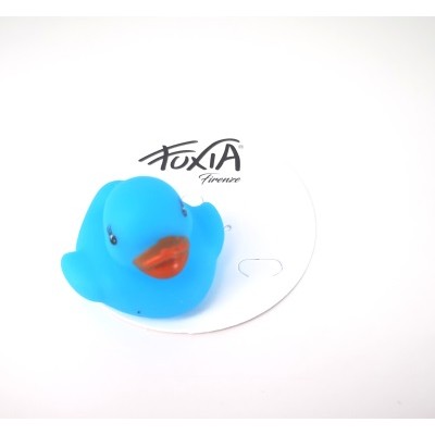 Plastic colored ducks
